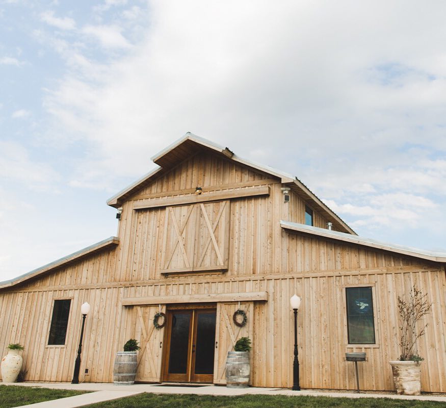 Barn wedding venue