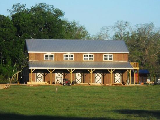 Beautiful Gable Western barn home
