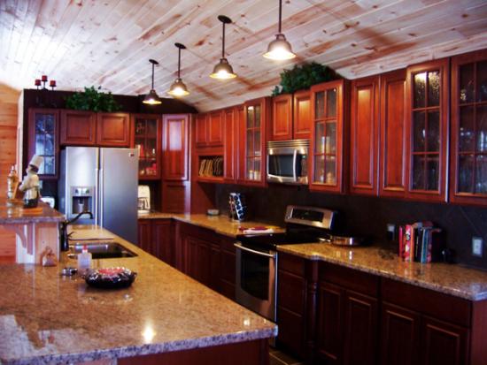 Interior finish of a Gambrel barn home